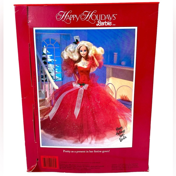 1988 Happy Holidays Barbie Doll, New in box! - Picture 6 of 8